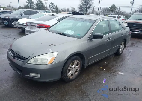 2007 Honda Accord 2.4 Ex из США, поврежденный, VIN 1HGCM56887A206717